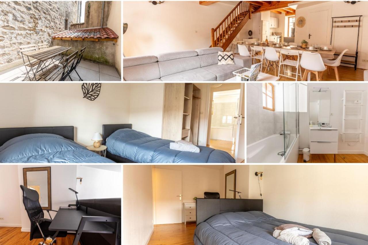 Le Double Pirou # 2 Appartements # Halte Auvergne Thiers Zewnętrze zdjęcie