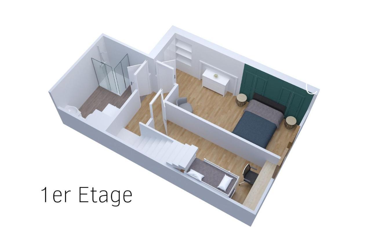 Le Double Pirou # 2 Appartements # Halte Auvergne Thiers Zewnętrze zdjęcie